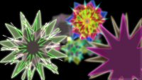 Evolving kaleidoscopic shapes